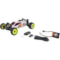 Losi Buggy Télécommandé 1/24 Micro-b 2s 2wd Rtr Brushed White One Size unisex