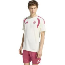 Adidas T-shirt à Manches Courtes Entraînement Real Madrid 26/27 Tiro26 Competition Ivory / Wild Pink S Homme