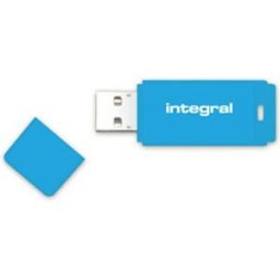 Cle usb INTEGRAL NEON BLEU 64 GO