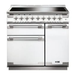Cuisinière FALCON ELISE 90 Induction Blanc/Nickel brossé - ELS90EIWH/-EU