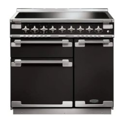 Cuisinière FALCON ELISE 90 Induction - Noir Brillant/ Nickel brossé - ELS90EIGB