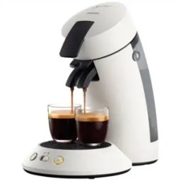 PHILIPS Machine à café à dosettes blanche Senseo CSA210.11