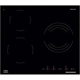 GLEM Table de cuisson vitrocéramique 3 foyers Hi-light - GTH63ET