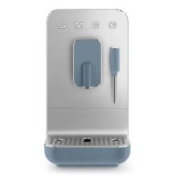 SMEG Robot Café Bleu Orage Mat 19 Bars Intuitive + Buse vapeur - BCC12SBMEU