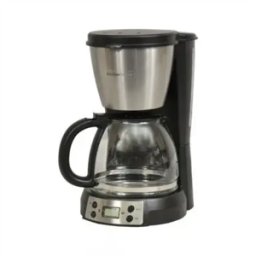 KITCHENCHEF Cafetière filtre 12 t. programmable Noire Inox - Kitchen Studio - KSMD250T
