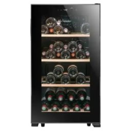 LA SOMMELIERE Cave à vin de service LS52BLACK – 52 bouteilles, design noir