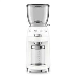 SMEG Moulin à café Blanc Broyeur 8 Fct Année50/R CGF01WHEU