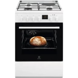 ELECTROLUX cuisinière mixte 3+1 four catalyse LKM624022W