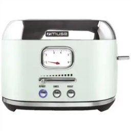 MUSE Grille-pain 2 fentes Vert Eau & Inox - Collection of Inspiration - MS120AG