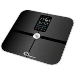 LITTLE BALANCE Pèse-personne impédancemètre Noir - Cardio Connect 4 - 8415