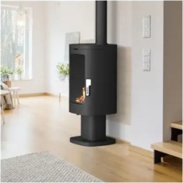 SUPRA Poêle à bois longiligne Maonie sur pied 11,5 kw - MAONIESURPIED