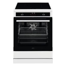 AEG Cuisinière induction 60 cm 4 zones multifonction pyrolyse - CIB6490APW