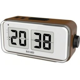 Réveil digital Bayard Flip rétro radiopiloté avec thermomètre