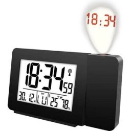 LaCrossTechno Réveil digital radio-piloté sur secteur avec projection de l'heure