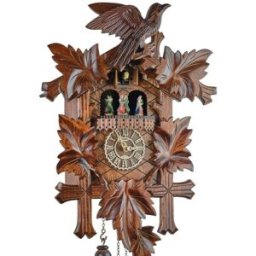 Trenkle uhren Horloge coucou traditionnelle lumineuse avec danseurs folkloriques et éclairage LED 48cm