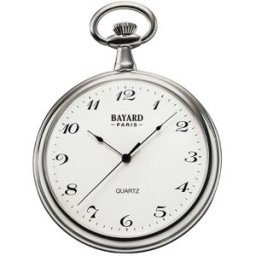Montre gousset argentée lecture facile Bayard