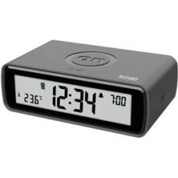 Réveil digital noir Bayard radio-piloté Couleur : Noir