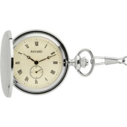 Montre gousset argentée Bayard chiffres romains
