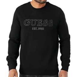 Sweat Guess Beau Homme Noir S