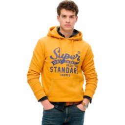 Sweat Superdry Script Homme Jaune XL