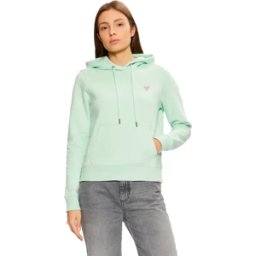 Sweat Guess Mini Triangle Femme Vert XS