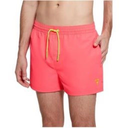 Maillot de bain Guess neon patch Homme Rose L