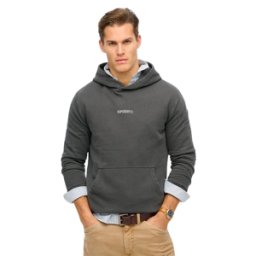 Sweat Superdry Micro Logo Homme Noir M