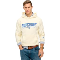 Sweat Superdry Core Sport Homme Beige XL