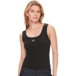 Débardeur Guess strass Femme Noir XS