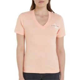 T shirt Calvin Klein regular fit Femme Rose XS