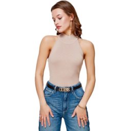 Débardeur Guess line one Femme Rose L