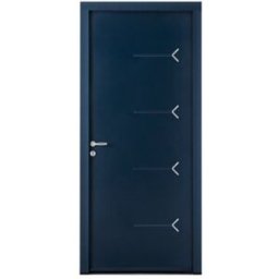 Le Roi de la Fenêtre Porte d'entrée ACIER modèle STELLIS dimensions standard L 80 cm x H 215 cm