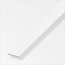 Le Roi de la Fenêtre Plat PVC Blanc de 50 mm (longueur 2,5m)