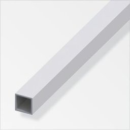 Le Roi de la Fenêtre Tube ALU Blanc 30 x 30 mm (longueur 1m)