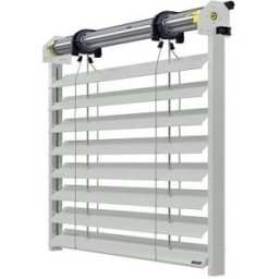 Le Roi de la Fenêtre Brise Soleil Orientable - BSO Lames PX70Z Motorisation Radio avec télécommande avec pose