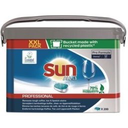 Tablette lave-vaisselle professional all in 1 200 tablettes 1 pièce(s) tablette lave-vaisselle professional all in 1 200 tablettes - sun