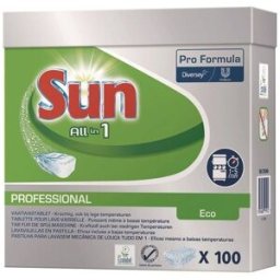 Tablette lave-vaisselle pro all in 1 eco 100 tablettes 1 carton(s) de 5 pièce(s) tablette lave-vaisselle pro all in 1 eco 100 tablettes - sun