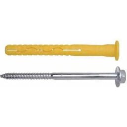 Tox Vis Et Cheville 062101731 Sdf Fassad 10/100 50 Unités Silver / Yellow One Size