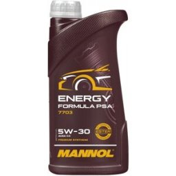 MANNOL - Huile moteur synthétique 5W-30 Energy Formula OEM PSA - bidon de 1 litre - MN7703-1