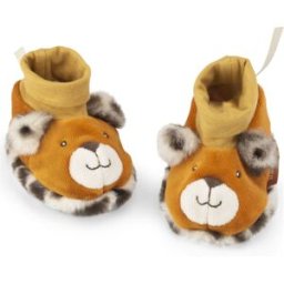 Moulin Roty Chaussons léopard Taïgo La forêt Mawa (0-6 mois)