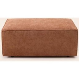 MADURA Pouf Dyonis Marlon Orange sunset - ORANGE 60x93xH37 cm