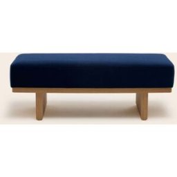 MADURA Banc Anca Dalila bleu nuit - BLEU 120xP40xH45 cm