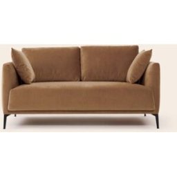 MADURA Canapé 2 Places Odelle Dalila camel doré - MARRON 160x92xH67 cm