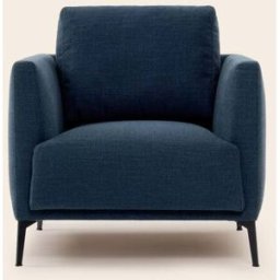 MADURA Fauteuil Odelle Senna bleu du Nord - BLEU 80x87xH67 cm