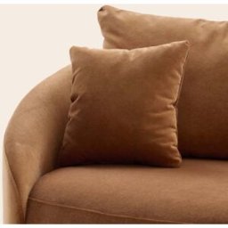 MADURA Fauteuil Julika Opal Caramel - MARRON 103x88xH70 cm