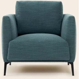 MADURA Fauteuil Odelle Senna vert de gris - VERT 80x87xH67 cm