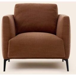 MADURA Fauteuil Odelle Senna roux - ORANGE 80x87xH67 cm
