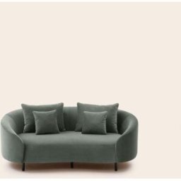 MADURA Canapé 2 Places Julika Opal kaki grisé - VERT 177x100xH70 cm