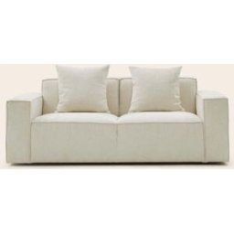 MADURA Canapé 2,5 Places Dyonis Marlon Ivoire - ECRU 220x93xH67 cm