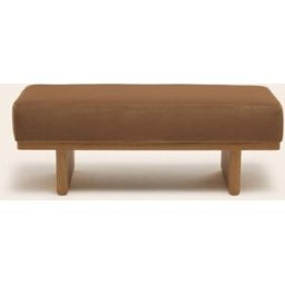 MADURA Banc Anca Dalila camel doré - MARRON 120xP40xH45 cm